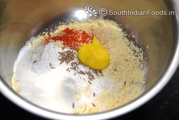 Add ghee mix well