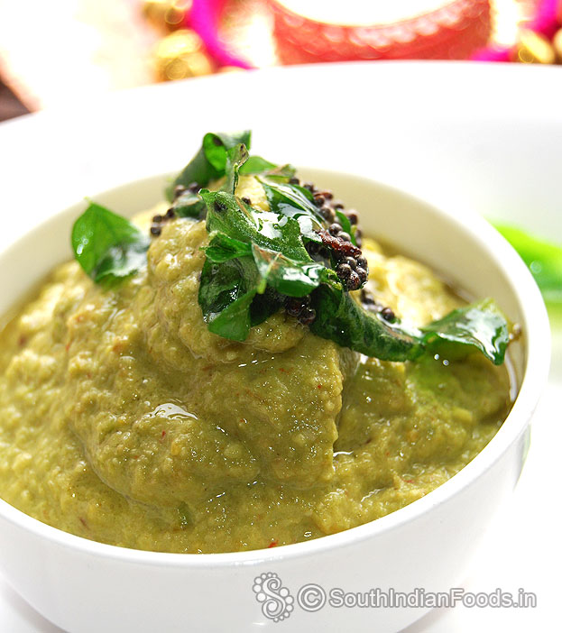 For seasoning:- Add oil, mustard, curry leaves & Asafetida