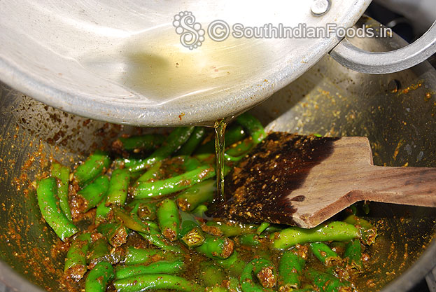 Add sesame oil