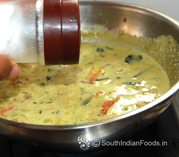 Add salt mix well