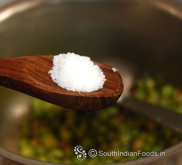 Add salt cook till soft
