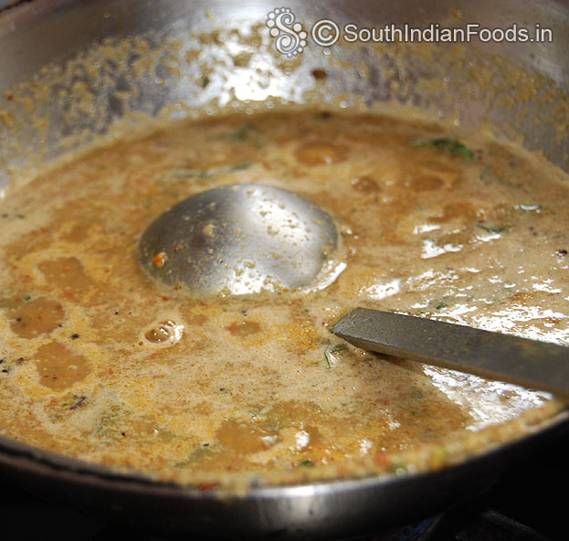 Add water let it boil for 5 min then cut off heat
