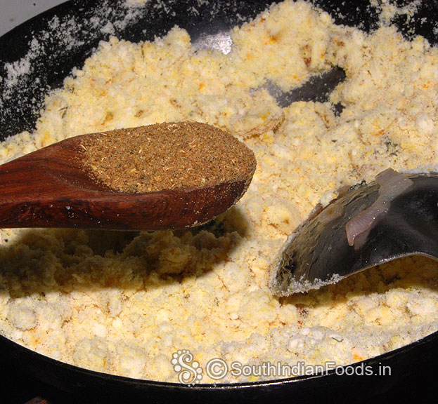 Add garam masala powder