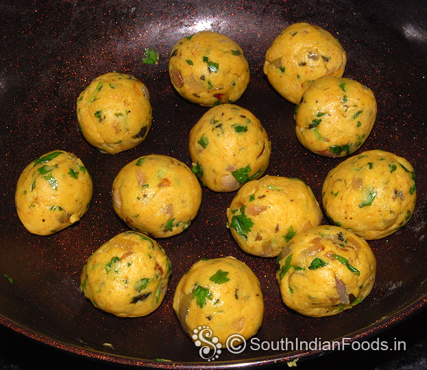 Divide the dough into equal size balls