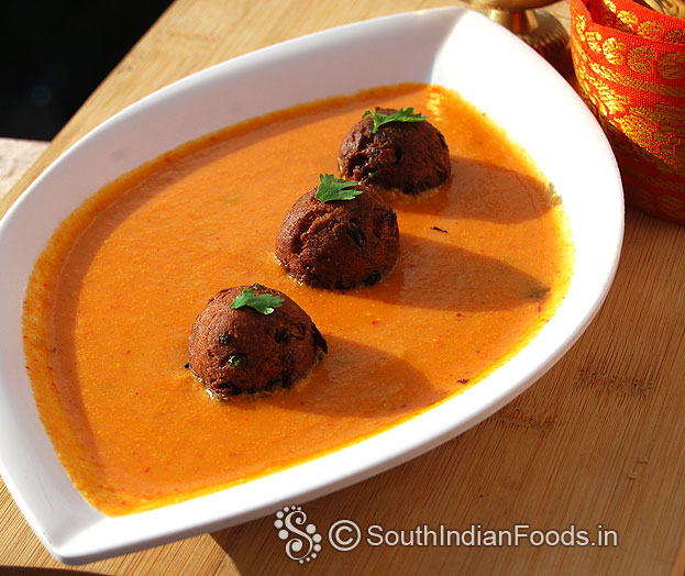 Serve hot with rice, chapathi