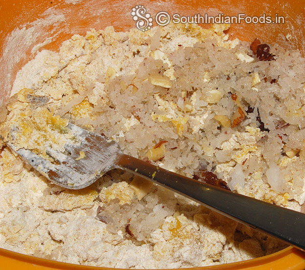 Add coconut, and nuts