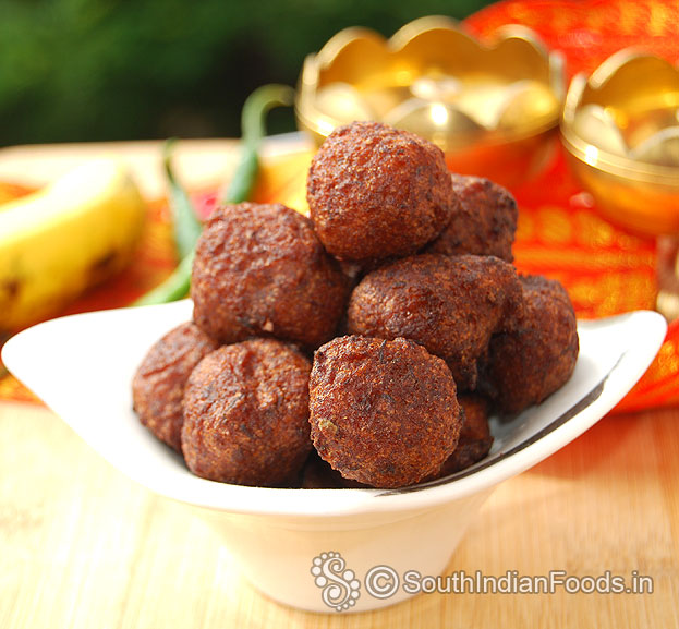 Wheat flour sweet bonda ready