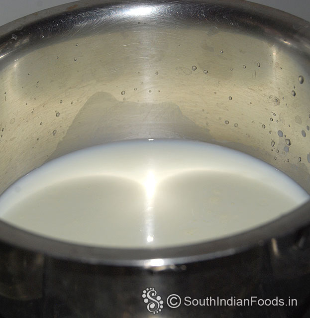 Boil milk