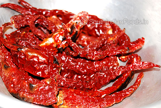 Dry red chilli