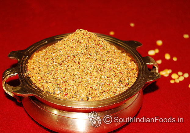 Idli podi is ready