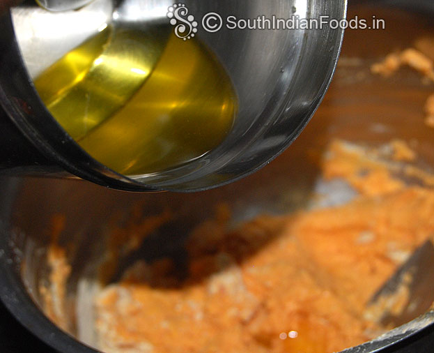 Add 2 tbsp oil