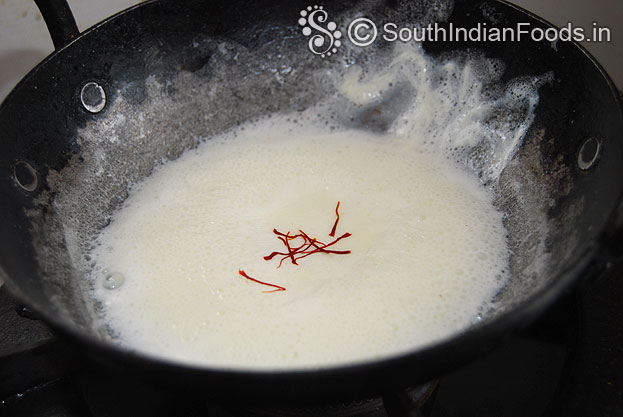 Add saffron[kunguma poo]
