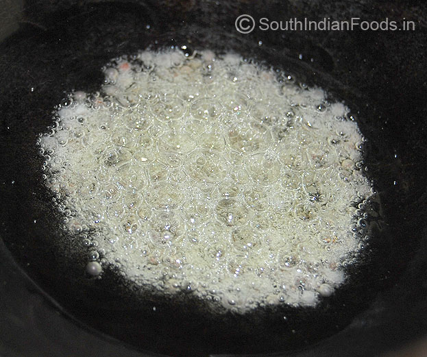 Heat sesame oil in a pan add mustard seeds let it crackle