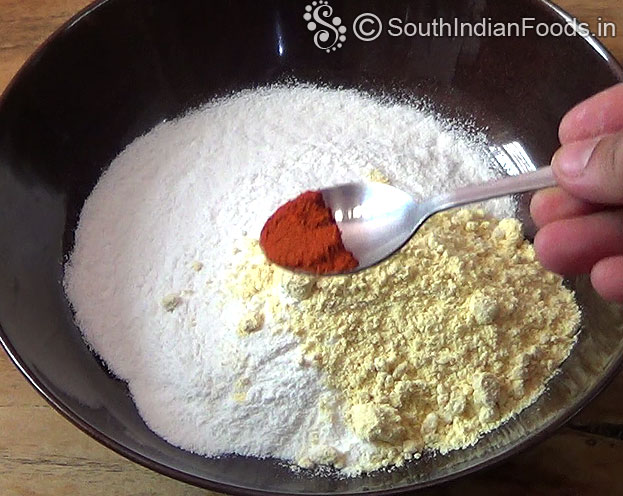 Add red chilli powder