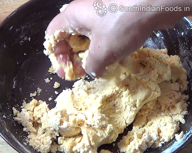 Knead it make soft dough