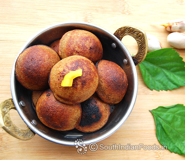 Delicious jackfruit appam ready, serve hot