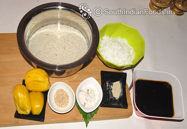 Jackfruit appam ingredients