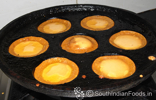 Cook till crisp and golden brown, flip over cook both sides