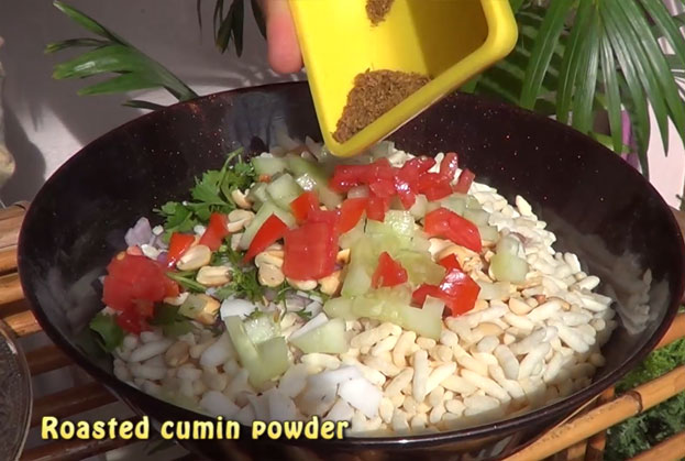 Add roasted cumin powder