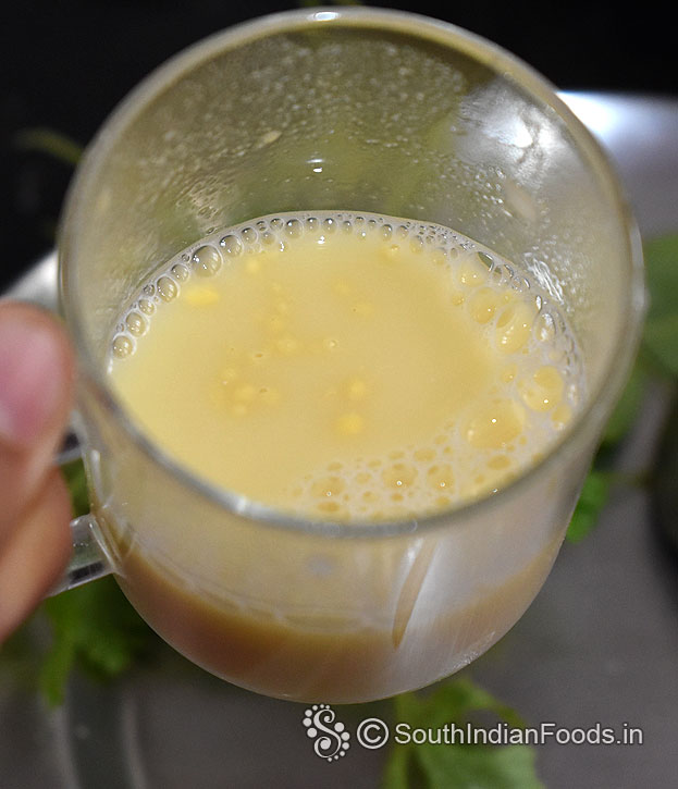 Add water, mix well without lumps