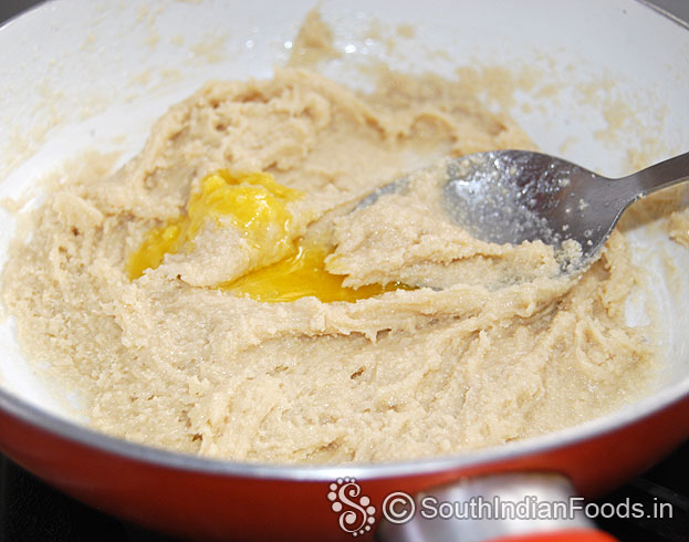 Add ghee mix well, and cook for 2 min