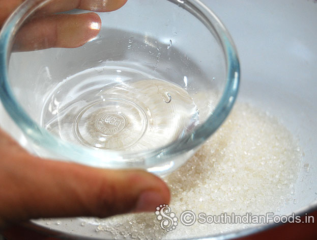 Add 1/4 cup water