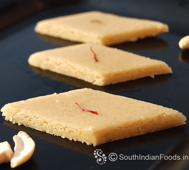 cashew burfi