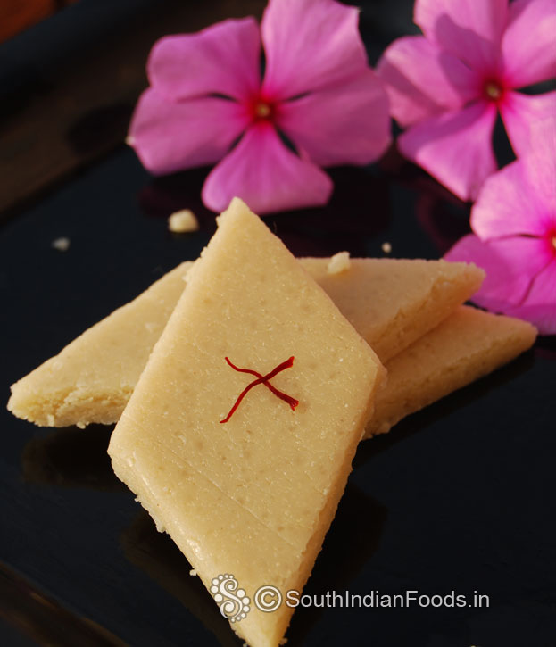 Cashew nut burfi