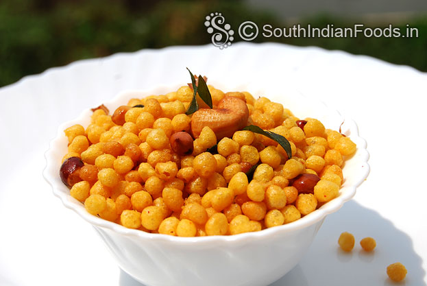 Spicy boondi mixture