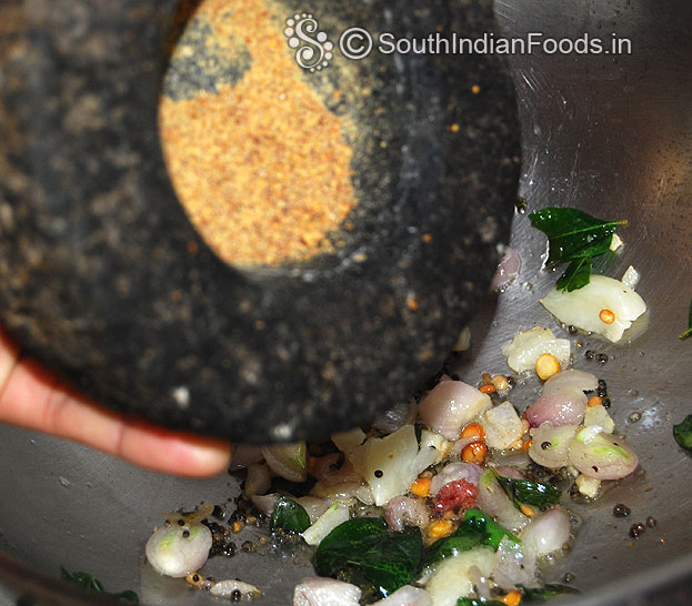 Add fenugreek powder