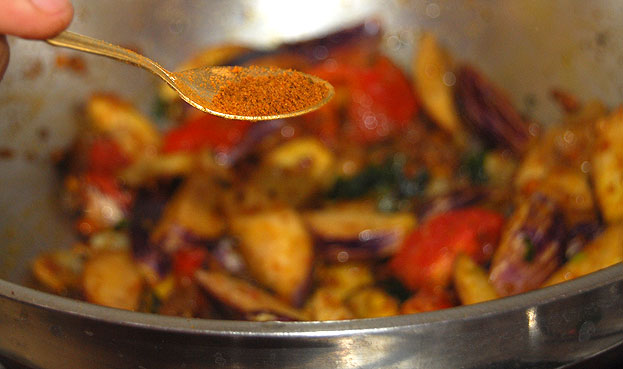 add red chilli powder