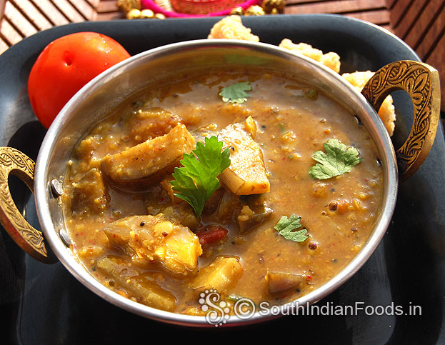 Kathirikai sambar