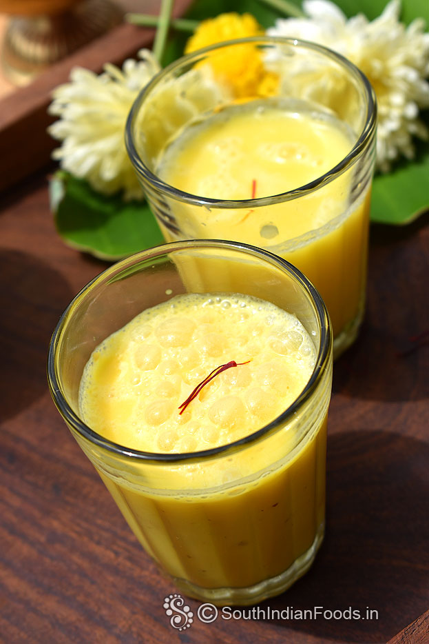 Kesar cardamom lassi