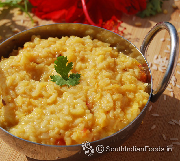 Moong bean khichdi