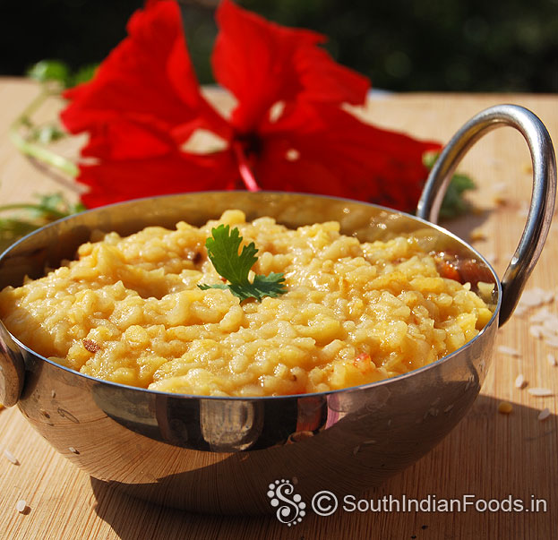 Moong dal rice khichdi