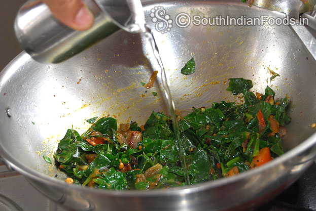 Add enough water cook till soft