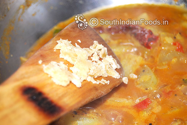 When boiling add jaggery