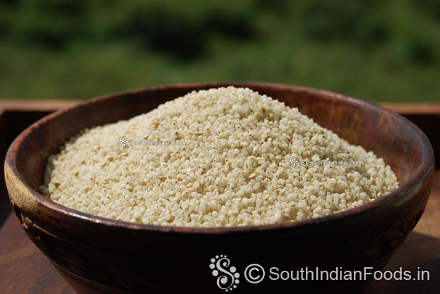 Wash & soak kuthiraivali rice, bengal gram, toor dal for 5 hours