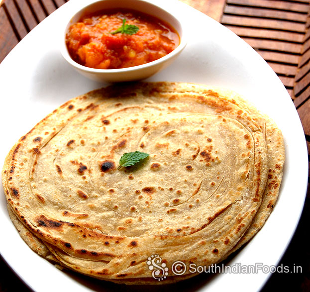 Crispy layered indian bread