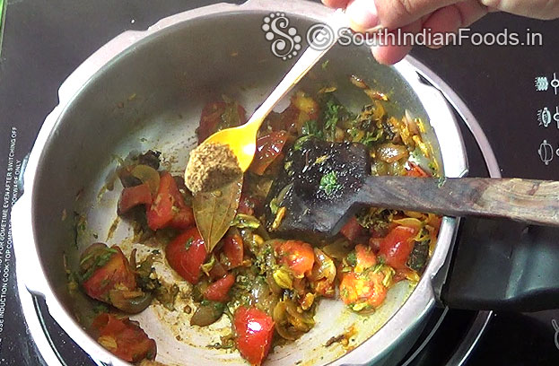 Add Garam masala