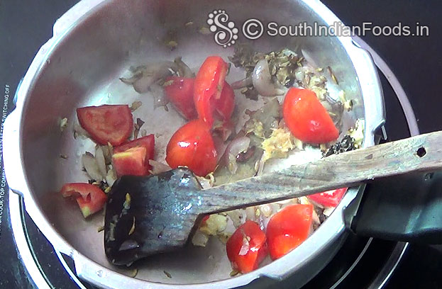 Add Tomato saute