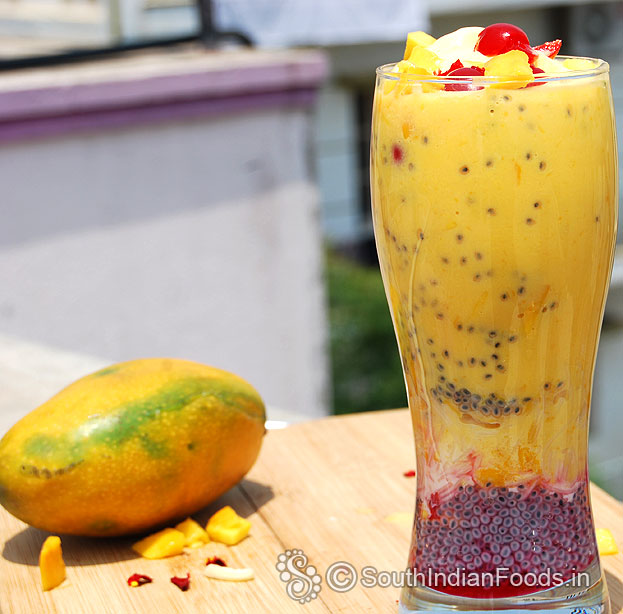 Instant mango falooda