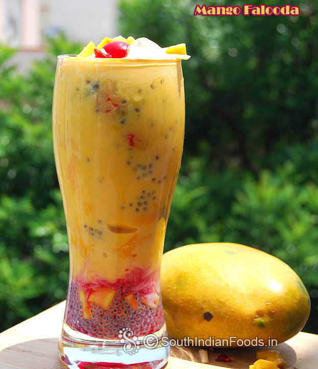 Mango falooda easy method