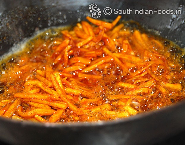 Add sauted maa inji saute