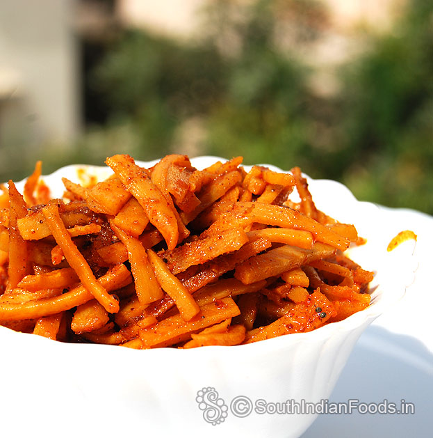 Mavadi allam/ amba haldi pickle
