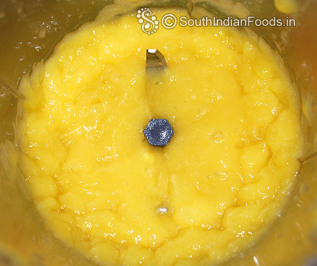 Mango juice ready. Add chilled water if required 