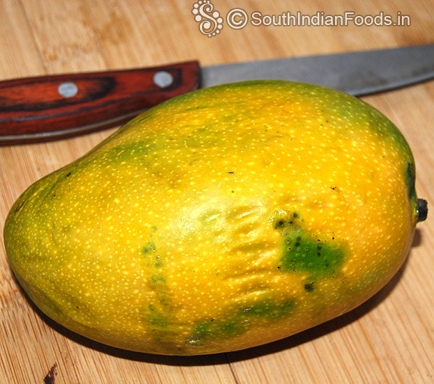 Wash mango