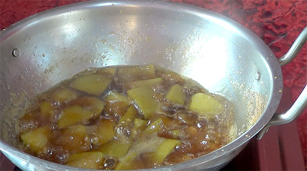 Now its ready, cut off heat