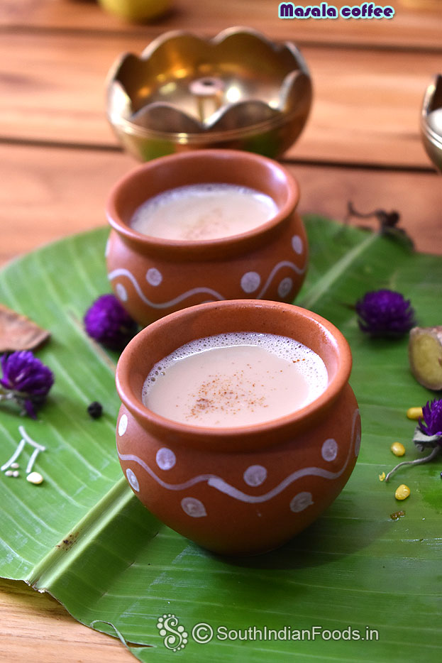 Masala coffee for cold or cough