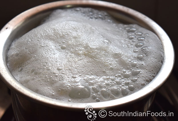 Boil milk
